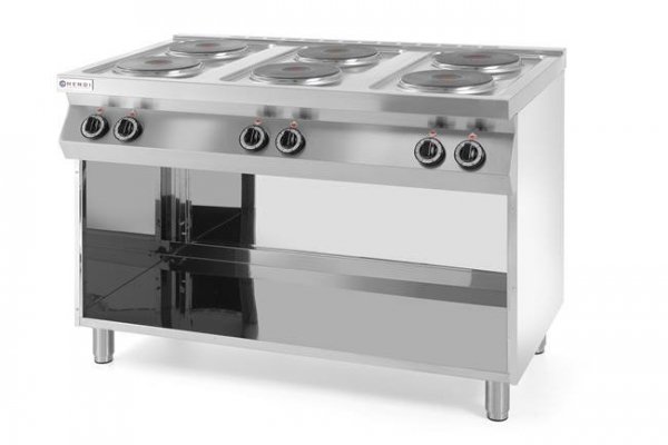 Kuchnia elektryczna 6-płytowa Kitchen Line na podstawie otwartej HENDI 226230 226230