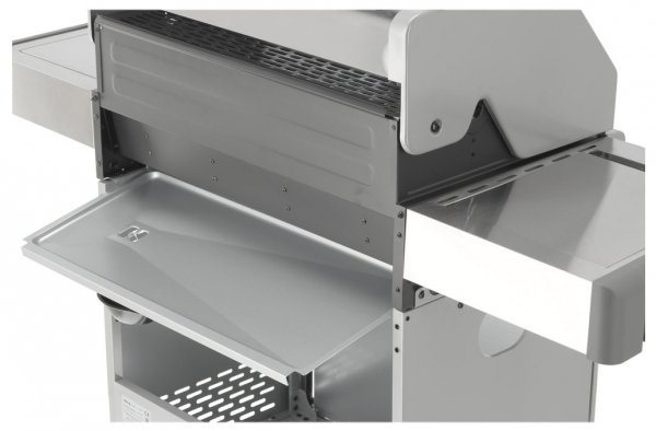 GRILL GAZOWY 4+1 STAL NIERDZEWNA 14,2KW, Z SZYBĄ YATO YG-20003