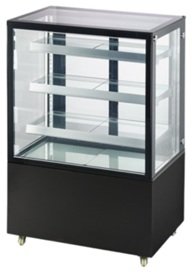 Witryna cukiernicza czarna 390L Szron ARC-271ZC BLACK 5905440407844