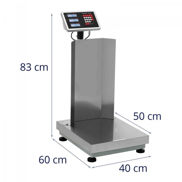 Waga platformowa 60kg/0,005kg STEINBERG 10031204 SBS-PF-60/2SS