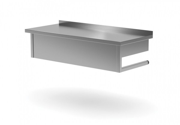 Stół przyścienny wiszący 1500 x 700 x 300 mm POLGAST 101157-WI 101157-WI