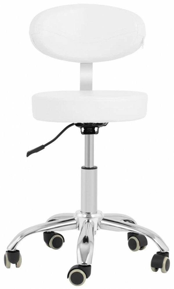 Fotel kosmetyczny + krzesło kosmetyczne - 3 silniki - 300 W - 190 x 55 x 60 - 90 cm - 150 kg każdy - biały Physa 10040731 PHYSA PORTICI