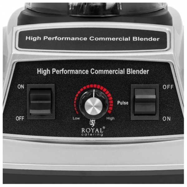 Blender kielichowy - 1500 W - 2 l - tryb pulsacyjny - 24500 obr./min - Royal Catering 10013307 RCBL-20M