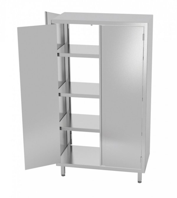 Szafa przelotowa z drzwiami na zawiasach skręcana 1000 x 600 x 1800 mm POLGAST 312106SK 312106SK
