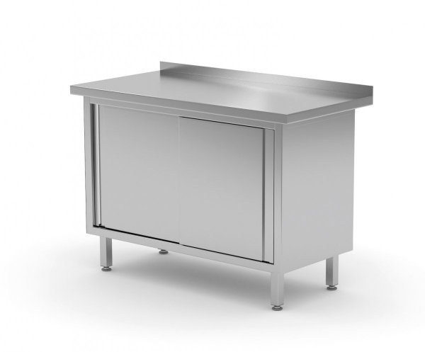 Stół przyścienny szafka z drzwiami suwanymi 1600 x 700 x 850 mm POLGAST 127167 127167