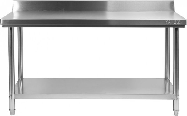 STÓŁ PRZYŚCIENNY Z PÓŁKĄ  SKŁADANY 1600×600×H850+100 mm YATO YG-09025 YG-09025