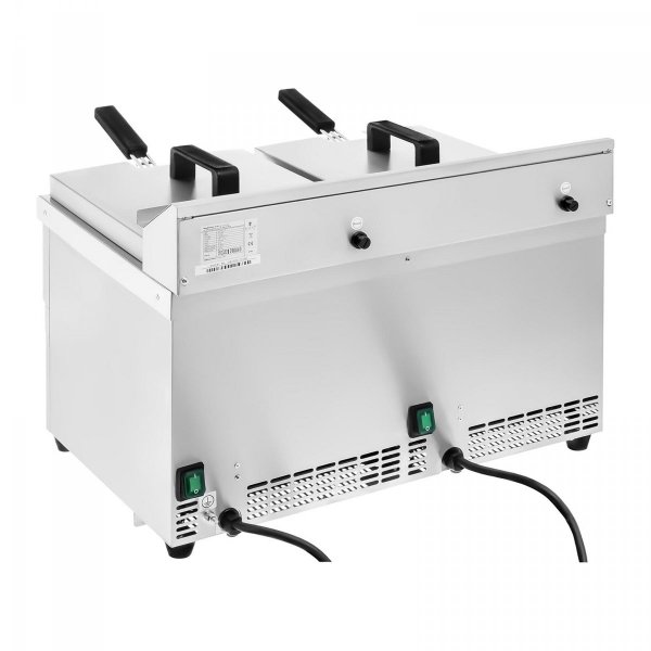 Frytownica indukcyjna - 2 x 10 litrów - 60-190°C ROYAL CATERING 10010343 RCIF-10DB