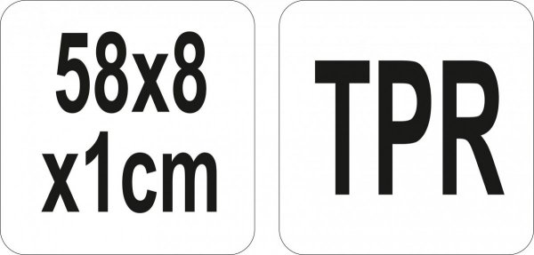 MATA BAROWA 58,0X8,0X1,0CM YATO YG-07100 YG-07100