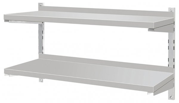 PÓŁKA WISZĄCA PODWÓJNA REGULOWANA 150 x 30 cm YATO YG-08948