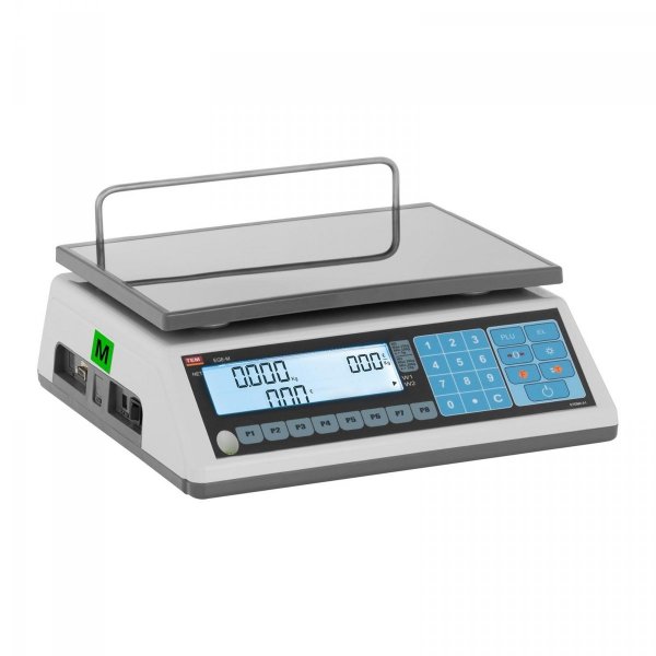 Waga sklepowa - 30 kg / 10 g - LCD - legalizacja TEM 10200031 TEM030D-B1