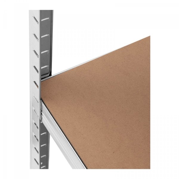 Regały magazynowe - 90 x 40 x 180 cm - 5 x 175 kg - szare - 2 szt. MSW 10061977 MSW-STSH-24