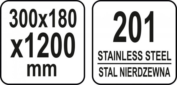PÓŁKA WISZĄCA PRZESTAWNA 1200x300x180MM YATO YG-09041 YG-09041