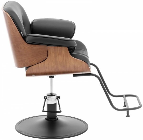 Fotel fryzjerski z podnóżkiem - 830-960 mm - 200 kg - czarny PHYSA PHYSA FILEY BLACK 10040627 4062859180148