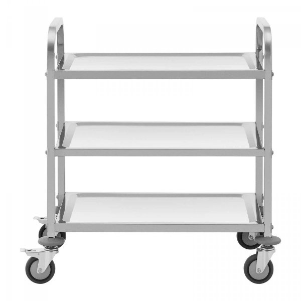 Wózek kelnerski - 3 półki - 69 x 34 x 3 cm - 81 kg ROYAL CATERING 10012734 RCSW-111
