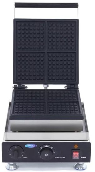 Gofrownica Profesjonalna 4 sztuki Mini Gofry Kwadraty 1750W Maxima 09374202 8719632127895