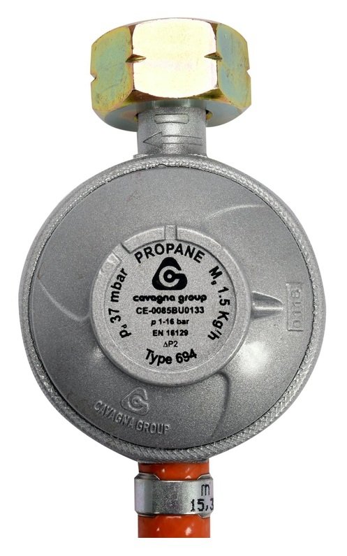 REDUKTOR GAZOWY Z WĘŻEM 1,5M DO PODŁĄCZENIA BUTLI GAZOWEJ YATO 99671