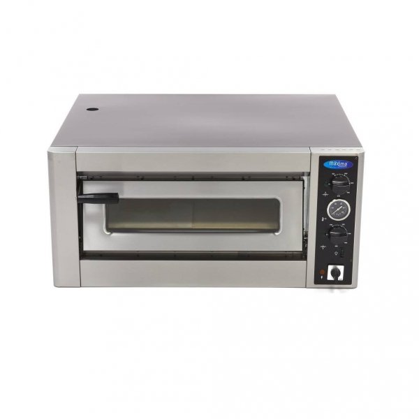 Luksusowy piec do pizzy Maxima 4 + 4 x 30 cm Podwójny 400 V. MAXIMA 09370030
