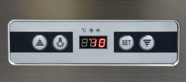 WITRYNA CHŁODNICZA 400L 65x65x190 CZARNA YATO YG-05068 YG-05068