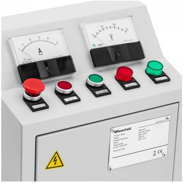 Peleciarka - 300 - 400 kg/h - 11000 W - Ø230 mm WIESENFIELD WIE-PM-2300B 10280402 4062859184610