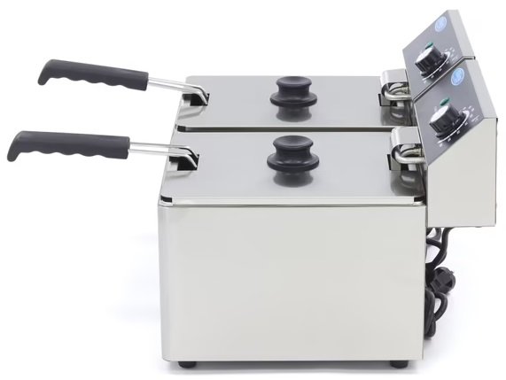 Frytownica 2 x 8L 6500W Profesjonalna MAXIMA 09365225 8720365340222