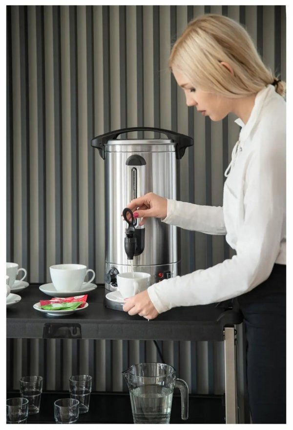 Warnik do wody - 8,7 l - 1500 W - stal nierdzewna - dwuściankowy ROYAL CATERING 10011699 RC-WBDW9