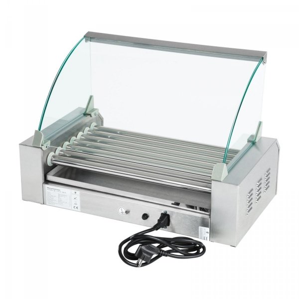 Grill rolkowy - 7 rolek - stal nierdzewna ROYAL CATERING 10010479 RCHG-7E