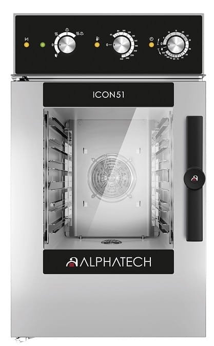 Piec konwekcyjno-parowy ICCM026E | 6x GN 2/3 | ICON51 Alphatech by Lainox  | sterowanie manualne