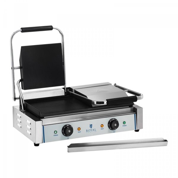 Grill kontaktowy - 2 x 1800 W ROYAL CATERING 10010335 RCKG-3600-F