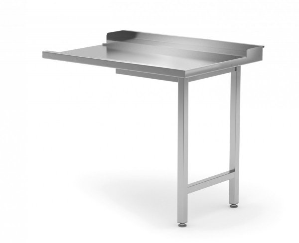 Stół wyładowczy do zmywarek na dwóch nogach - prawy 1200 x 760 x 850 mm POLGAST 239127-760-P 239127-760-P