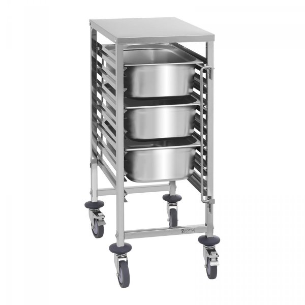 Wózek transportowy - 50 kg - 7 x GN 1/1 ROYAL CATERING 10011105 RCTW 7 GN1/1