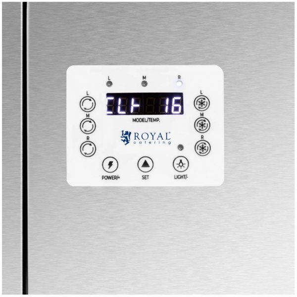  Granitor - 2 x 12 l - oświetlenie LED - cyfrowy panel sterowania - Royal Catering 10013200  RCSL 2/12A