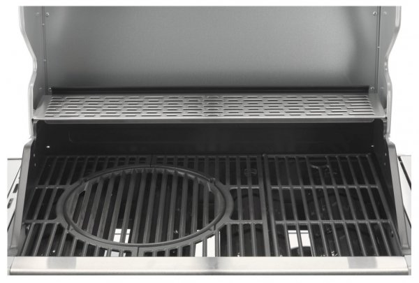 GRILL GAZOWY 4+1 STAL NIERDZEWNA 14,2KW, Z SZYBĄ YATO YG-20003