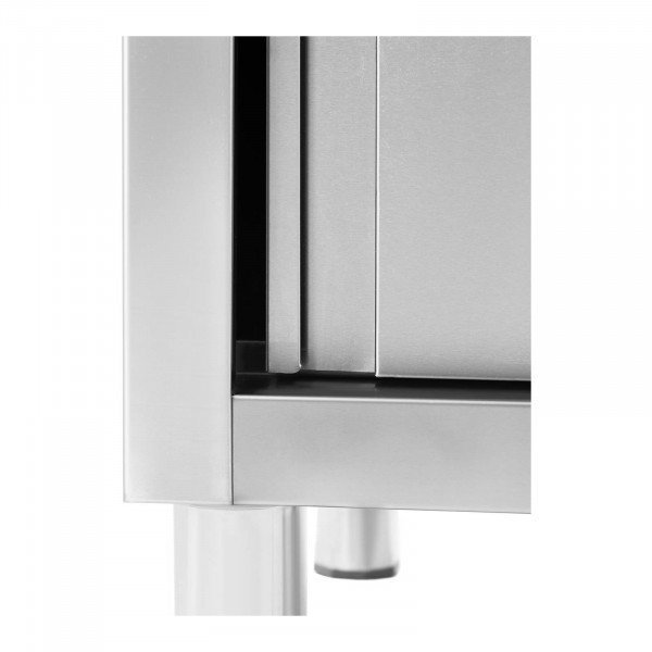 Szafka ze zlewem - 2 komory - Royal Catering - stal nierdzewna - 500 x 400 x 300 mm ROYAL CATERING 10012134 RC-IKS01