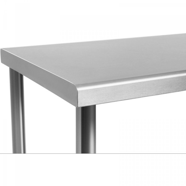 Stół roboczy - 100 x 60 cm - stal nierdzewna ROYAL CATERING 10010497 RCAT-100/60