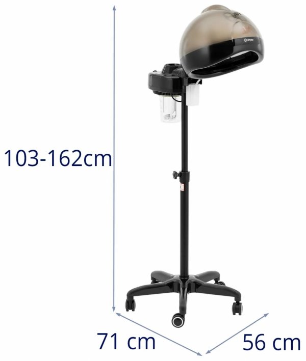 Nawilżacz do włosów - stojący - 750 W - timer - 0,75 l Physa 10040873 PHY-750HD-06 BLACK