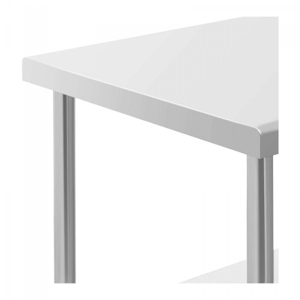 Stół ze stali nierdzewnej na kółkach - 60 x 80 cm - 135 kg ROYAL CATERING 10012807 RCAT-80/60-W