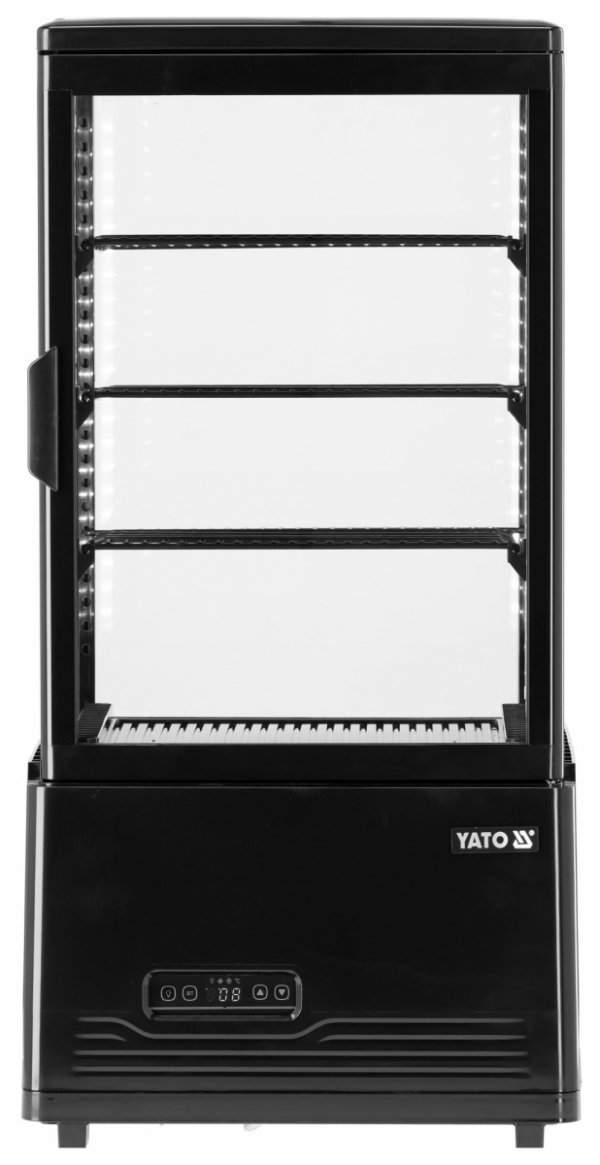 WITRYNA CHŁODNICZA 79L 46X41X97 CZARNA YATO YG-05052