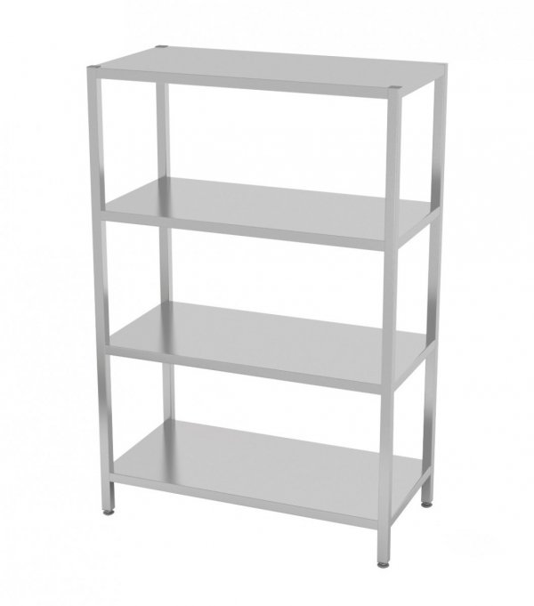 Regał magazynowy skręcany, 4 półki pełne 1300 x 400 x 1800 mm POLGAST 334134SK 334134SK