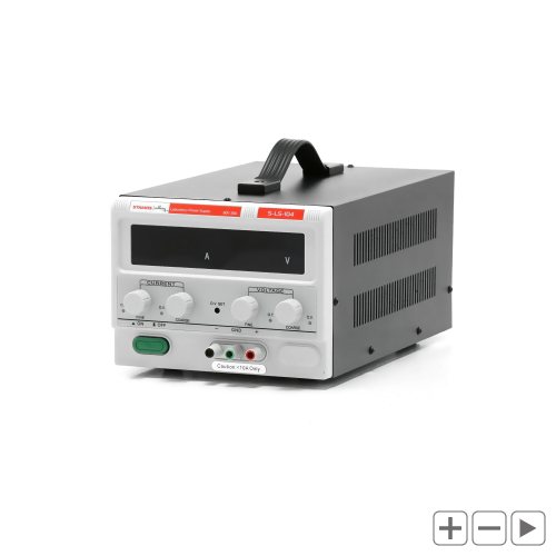 Zasilacz laboratoryjny - 0-60 V - 0-20 A DC - 1200 W - 4 lokalizacje pamięci - 4-cyfrowy wyświetlacz LED STAMOS 10021283 S-LS-104