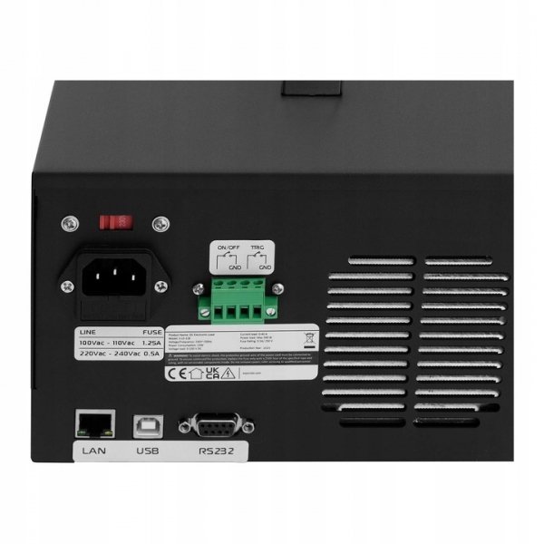Obciążenie elektroniczne - LCD - 500 W - 0 - 40 A - programowalne Stamos 10021494 S-LS-118