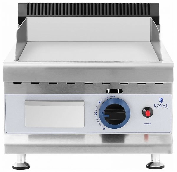 Grill gazowy - 35 x 40 cm - gładki - 3000 W - propan/butan - 0,05 bar ROYAL CATERING 10011692 RC-GG35050