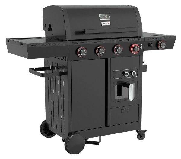 GRILL GAZOWY 4+1 Z FRYTK. BEZTŁ,16KW YATO YG-20036