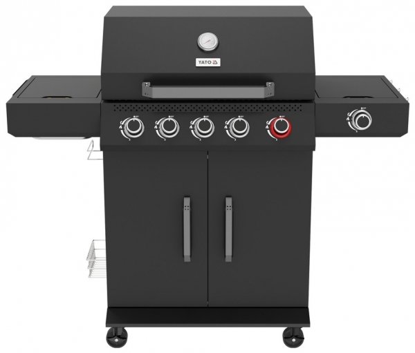 GRILL GAZOWY YAO 5+1 19KW CZARNY Yato YG-20031