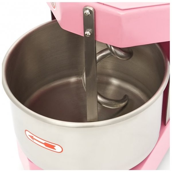 Spirala Mikser / Mieszarka Ciasta - 8L - 4,5 kg Ciasta - Różowy MAXIMA 09361012 8720783959983