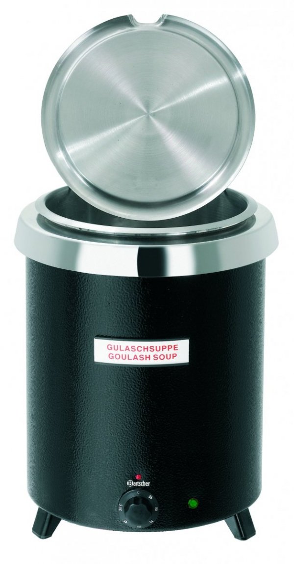 Garnek do zupy Club, 8,5L, czarny BARTSCHER 100067 100067