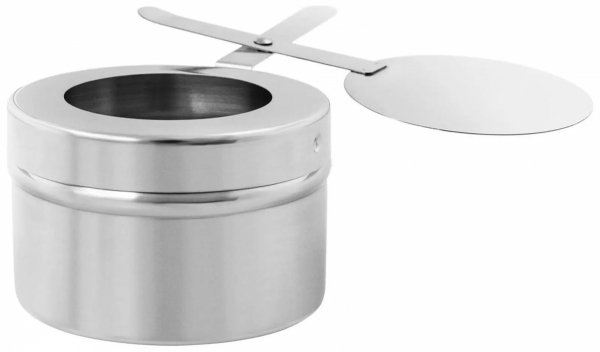  Podgrzewacz do potraw - okrągły - złote akcenty - 4,5 l - 1 pojemnik na paliwo - składane nóżki - Royal Catering 10013028 RCCD-RT17_4.5LG