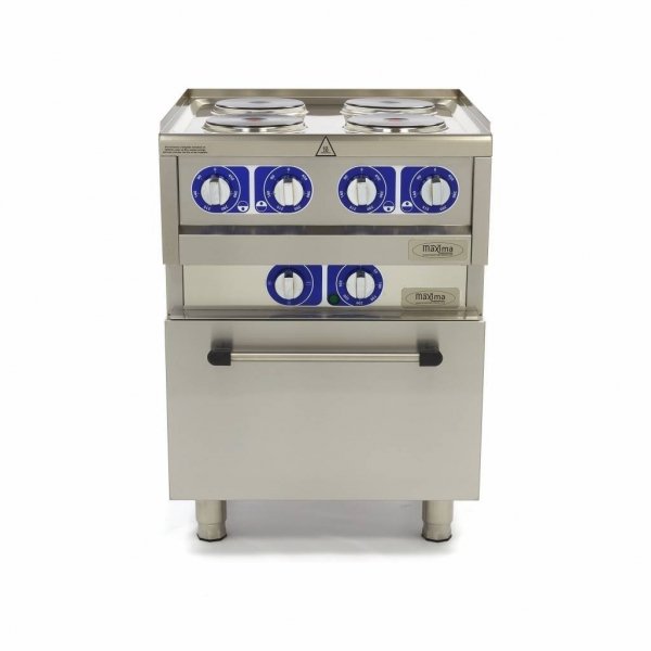 4 płyty elektryczne Maxima 600 z piekarnikiem 60 x 60 cm MAXIMA 09391540  8719632123217