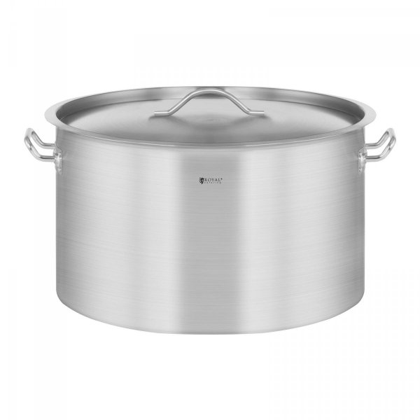Garnek ze stali nierdzewnej - 44l - pokrywka ROYAL CATERING 10011080 RCST-44E3-S
