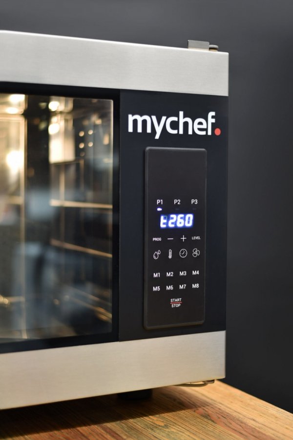 Piec konwekcyjny z naparowaniem | piekarniczy | 4x600x400 mm | 6,3 kW | 400 V | Mychef BAKERSHOP AIR-S 4E