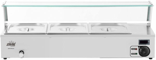Bemar elektryczny nastolny 3x GN 1/2 Szron BMC03 5905440407295